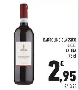 Conad Bardolino classico d.o.c. LATUJA offerta