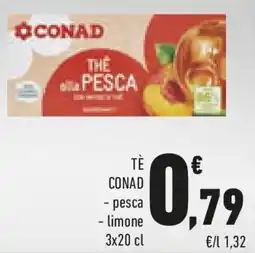 Conad TÈ CONAD pesca limone offerta