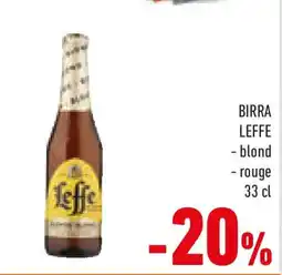 Conad BIRRA LEFFE blond rouge offerta