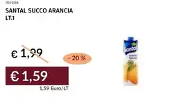 Prezzemolo e Vitale Santal succo arancia offerta