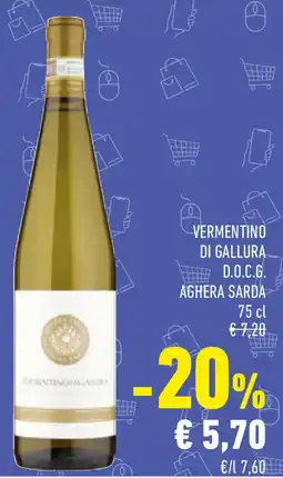 Conad Vermentino di gallura d.o.c.g. AGHERA SARDA offerta