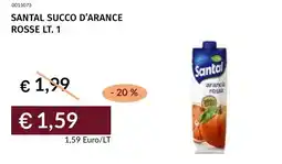Prezzemolo e Vitale Santal succo d'arance rosse offerta