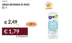 Prezzemolo e Vitale Orasi bevanda di riso offerta