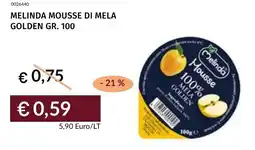 Prezzemolo e Vitale Melinda mousse di mela golden offerta