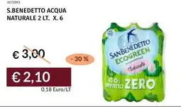 Prezzemolo e Vitale S.benedetto acqua naturale offerta