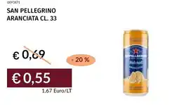 Prezzemolo e Vitale San pellegrino aranciata offerta