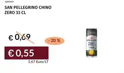 Prezzemolo e Vitale San pellegrino chino zero offerta