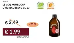 Prezzemolo e Vitale Le coq kombucha original blend offerta