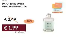 Prezzemolo e Vitale Match tonic water mediterranean offerta