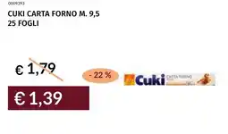 Prezzemolo e Vitale Cuki carta forno offerta