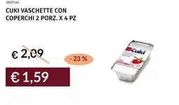 Prezzemolo e Vitale Cuki vaschette con coperchi offerta