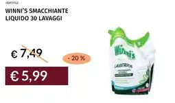 Prezzemolo e Vitale Winni's smacchiante liquido 30 lavaggi offerta