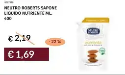 Prezzemolo e Vitale Neutro roberts sapone liquido nutriente offerta