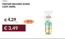 Prezzemolo e Vitale Pantene balsamo acqua light offerta