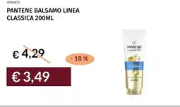 Prezzemolo e Vitale Pantene balsamo linea classica offerta