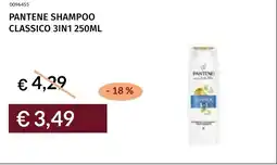 Prezzemolo e Vitale Pantene shampoo classico 3in1 offerta