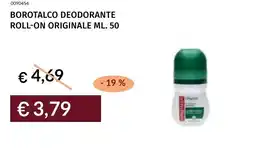 Prezzemolo e Vitale Borotalco deodorante roll-on originale offerta