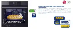 Euronics LG FORNO INCASSO ELETTRICO INSTAVIEW WSED7665B offerta