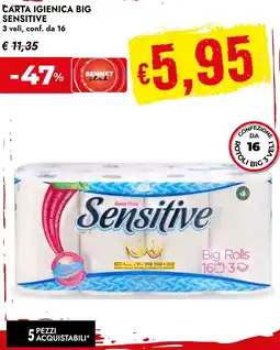 Bennet Carta igienica big sensitive offerta