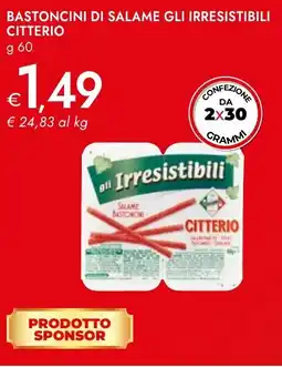Bennet Bastoncini di salame gli irresistibili CITTERIO offerta