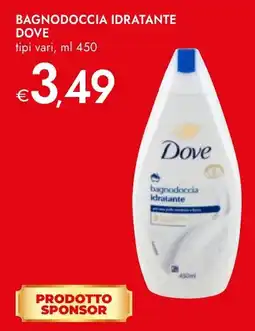 Bennet Bagnodoccia idratante DOVE offerta