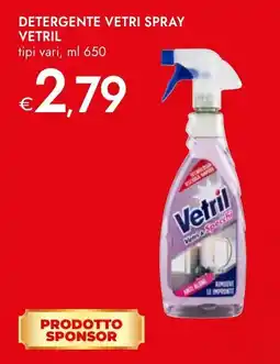 Bennet Detergente vetri spray VETRIL offerta