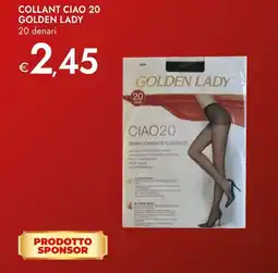 Bennet Collant ciao 20 GOLDEN LADY offerta
