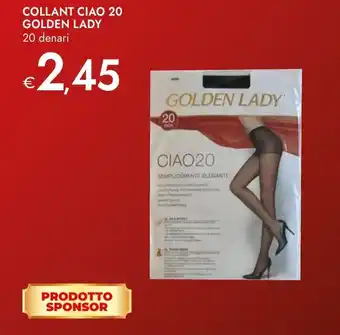 Bennet Collant ciao 20 GOLDEN LADY offerta