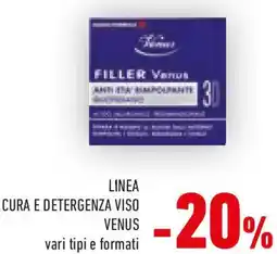 Conad Linea cura e detergenza viso VENUS vari tipi e formati offerta