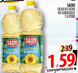 Il Genio Supermercato Saom olio di semi di girasole offerta