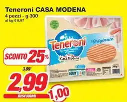 Prix Quality Teneroni CASA MODENA 4 pezzi offerta