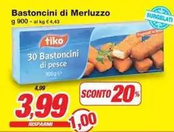 Prix Quality Tiko bastoncini di merluzzo offerta