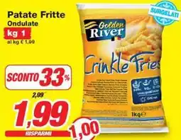 Prix Quality Patate Fritte Ondulate Golden River offerta