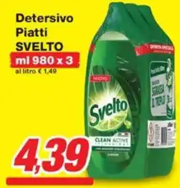 Prix Quality Detersivo Piatti SVELTO offerta