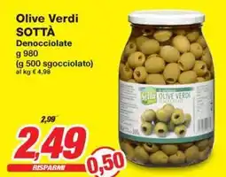 Prix Quality Olive Verdi SOTTÀ offerta