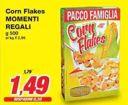 Prix Quality Corn Flakes MOMENTI REGALI offerta