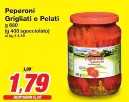 Prix Quality Peperoni Grigliati e Pelati offerta