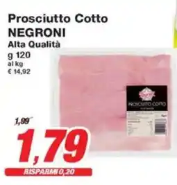 Prix Quality Prosciutto Cotto NEGRONI offerta