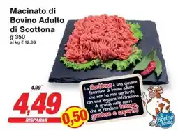 Prix Quality Macinato di Bovino Adulto di Scottona offerta