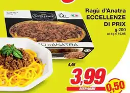Prix Quality Ragù d'Anatra ECCELLENZE DI PRIX offerta