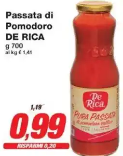 Prix Quality Passata di Pomodoro DE RICA offerta