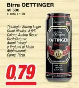 Prix Quality Birra OETTINGER offerta