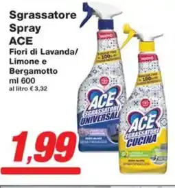 Prix Quality Sgrassatore Spray ACE offerta