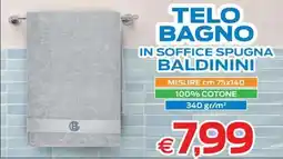 Prix Quality Telo bagno in soffice spugna baldinini offerta