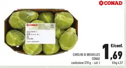 Conad Cavolini di bruxelles CONAD confezione cat. I offerta