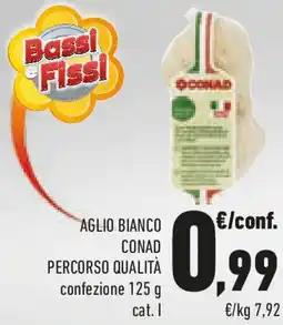 Conad Aglio bianco CONAD percorso qualità confezione cat 1 offerta