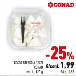 Conad Cocco fresco a pezzi CONAD cat. 1 offerta