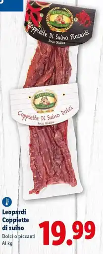 Lidl Leopardi Coppiette di suino offerta
