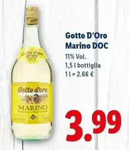 Lidl Gotto D'Oro Marino DOC offerta