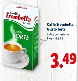 Lidl Caffè Trombetta Gusto forte offerta